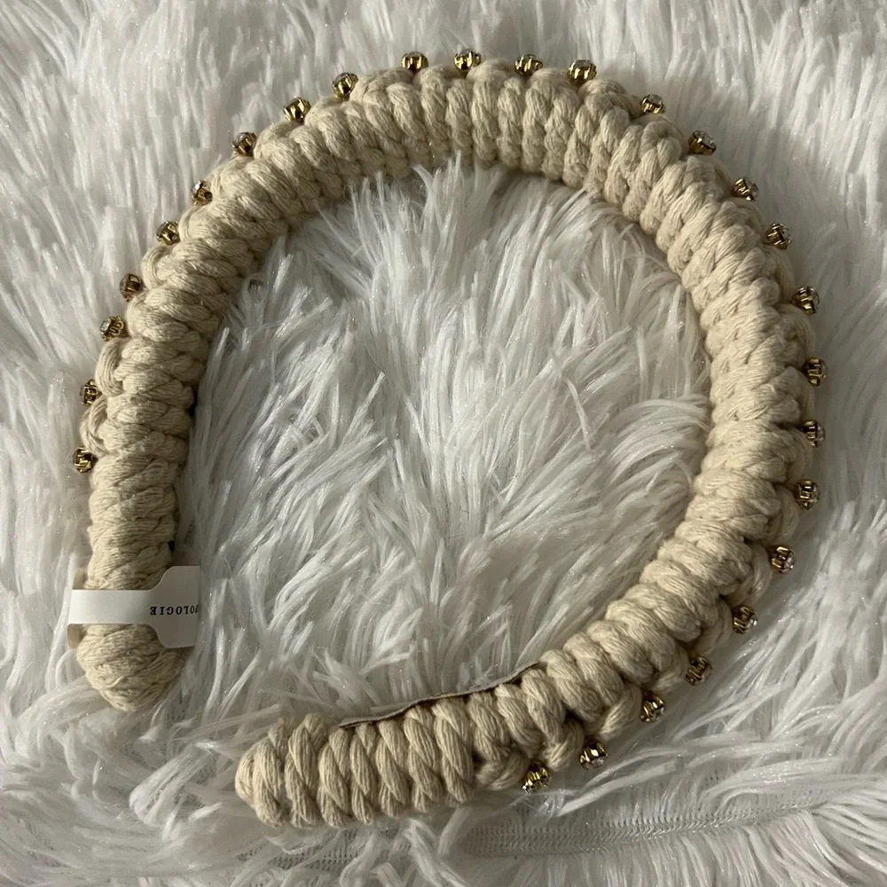 Violet & Brooks Crystal Rope Headband